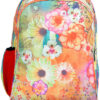 Multicolor Flowers School Backpack