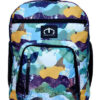 Multicolor Marble School Backpack